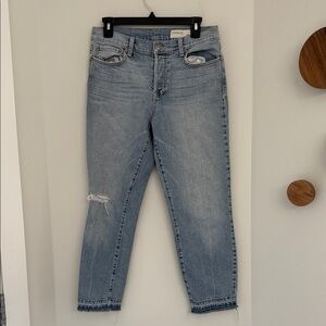 Revolve Pistola Light Blue Cropped Jeans size 29